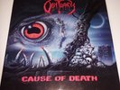#766 Death Metal Vinyl LP: OBITUARY - CAUSE OF DEATH, RO 9370 1