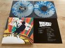 BACK TO THE FUTURE PART I Score 2xLP Vinyl Clear Electric Blue Splatter  MONDO