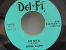 Ritchie Valens  DONNA / LA BAMBA (GREAT ROCK N ROLL 45) #4110 PLAYS VG++