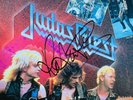 JUDAS PRIEST . defenders of.. LP 1.Press 1984 SIGNED Rob Halford METAL Metallica