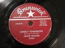 R&B SOUL JACKIE WILSON Lonely Teardrops BRUNSWICK 55105  Scarce 78RPM w/OS