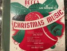 Christmas Music Decca 78 rpm Album Bing Crosby Kenny Baker Men About Town Rare