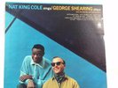 Vinyl Vtg Record Nat King Cole Sings George Shearing Plays, Capitol SM-1675