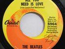 Rock 45 The Beatles - All You Need Is Love / Baby You'Re A Rich Man On Capital R