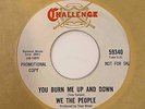 Garage Punk 45 WE THE PEOPLE You Burn Me Up & Down/He Doesn't Go About It Right