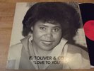 F. TOLIVER & CO. - LOVE TO YOU LP  RARE 1983  ORIG PRESS PRIVATE DC FUNK SOUL