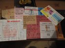 NOT RECORDS HUGE USED CONCERT TICKETS KISS BOWIE QUEEN AC/DC THE JAM ETC ETC