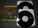 IRON MAIDEN 2 LP MAIDENS BACK FROM HELL RARE BLACK VINYL NM