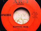 Garage Psych Fuzz Apachee Running Bear /Indian Dawn XR-3 Records Rare 45 Rpm
