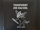 ZOS KIA / COIL - TRANSPARENT Limited Edition WHITE Vinyl LP Postcard Industrial