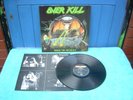 Overkill Under The Influence Vinyl LP 1988 With Insert, Thrash, Tested Very Good