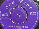 DANDY Rudy A Message To You Till Death Do Us SKA BEAT JB273 EJ3073 1967Vinyl EX+