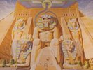 IRON MAIDEN -POWERSLAVE- AWESOME RARE PRESS LP VINYL EMI 1984 UK INNER