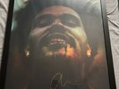 RARE The Weeknd After Hours Holographic POSTER HAND SIGNED AUTOGRAPHED