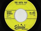 Rockabilly 45 - Benny Barnes with the Echoes - You Gotta Pay - Starday - mp3