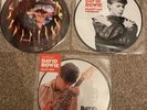 David Bowie Picture Disc 7” Bundle x 3 BE MY WIFE,  BEAUTY & THE BEAST, ZEROES