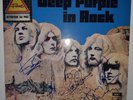EXCEPTIONNEL 33 tours vinyle DEEP PURPLE IN ROCK signé par tout le groupe Signed