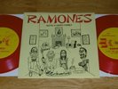 THE RAMONES - WE'RE A HAPPY FAMILY - LIVE 1984 - RED VINYL DOUBLE - EXCELLENT