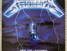 METALLICA - Ride The Lightning LP w INNER 1984 Elektra 60396 * EXCELLENT