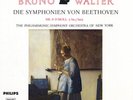 BEETHOVEN Symphonies 9 & 5 WALTER Philips L-9404 2LP Set VERMEER Heavy Gatefolds