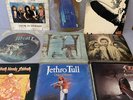 Classic Rock Vinyl x 17 Led Zeppelin Genesis Black Sabbath Meat Loaf t3463