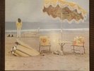 Neil Young On The Beach Vinyl INNER 1st RECORD Floral Wallpaper Sleeve EX/EX
