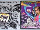 THIN LIZZY; 2 LP Lot; JAILBREAK; VAGABONDS OF THE WESTERN WORLD