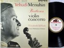 ASD-377 Beethoven Violin Concerto MENUHIN Silvestri EMI HMV 1960 Cream & Gold EX