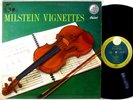 NATHAN MILSTEIN VIGNETTES Wienawski Sarasate Bach POMMERS CAPITOL FDS P-8396 EX