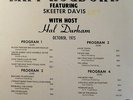 Skeeter Davis 2 LP Radio Show October 1975 Navy Hoedown Music and Interview