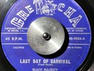 PANAMA Latin Calypso BLACK MAJESTY Last Day Of Carnival 45rpm 7