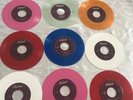 BEATLES COLLECTION- 45rpm Colored Vinyl NM Juke Box Records”-12 -All Different..