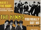 The HONEYCOMBS - The KINKS ‎EP 1964 Have I The Right ? - You Really Got Me .Rock