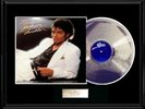 MICHAEL JACKSON  THRILLER WHITE GOLD PLATINUM TONE RECORD LP NON RIAA AWARD
