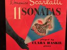 SCARLATTI Sonatas - CLARA HASKIL piano - WESTMINSTER WL 5072 - LP 1951 Green