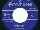 DIABLOS - Harriet / Come Home Little Girl - FORTUNE - Detroit Doo Wop R&B 45