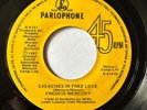 FREDDIE MERCURY - Exercises In Free Love / The Great Pretender- RARE BARBADOS 45