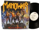 MANOWAR - Fighting the World LP Vinyl 1987 DE 1st press *worn  , US Heavy Metal