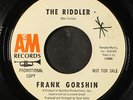 FRANK GORSHIN: the riddler / never let her go A&M 7