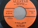 R&B DOO WOP 45 by THE FIVE VETS HEAR IT