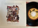 PROMO GEORGE HARRISON THIS IS LOVE 1988 ORIGINAL PICTURE SLEEVE + 45 DARK HORSE
