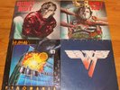 4 METAL Rock LP Quiet Riot VAN HALEN Def Leppard VG+ Mental Health Pyromania +