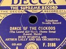 78rpm Decca F3186 Arthur Lally Al Bowlly Dance Of The Cuckoos Laurel & Hardy