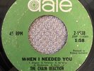 THE CHAIN REACTION When I Needed You Date 2-1538 Steven Tyler Garage 45 G+