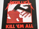 Metallica – Kill 'Em All - rare 1983 first pressing with lyrics - album vinyl LP