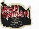 Iron Maiden Trooper Shaped Picture Disc, 2 sided record, scanned image