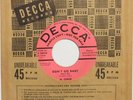 AL COKER Don’t Go Baby / I Laughed And Walked Away DECCA 45 rockabilly HEAR