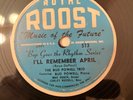 BUD POWELL TRIO OFF MINOR I'LL REMEBER APRIL  ROOST 78 MAX ROACH