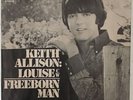 KEITH ALLISON Freeborn Man 45 RARE PICTURE SLEEVE ONLY — No Record