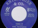 DON, JOE & ELDON 45-Take It (Enterprise & Co.) Moody Teen Power Pop 1977 M-